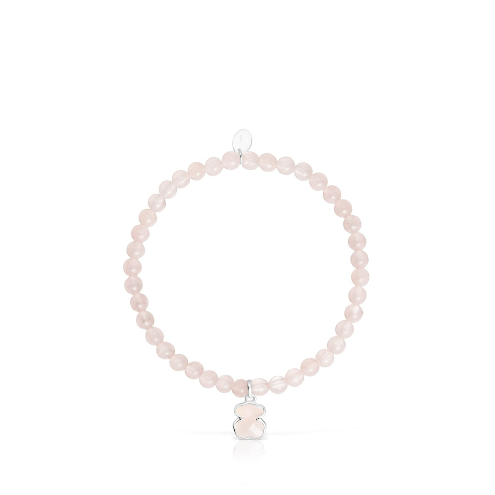 Silver and quartz Icon Color bracelet |