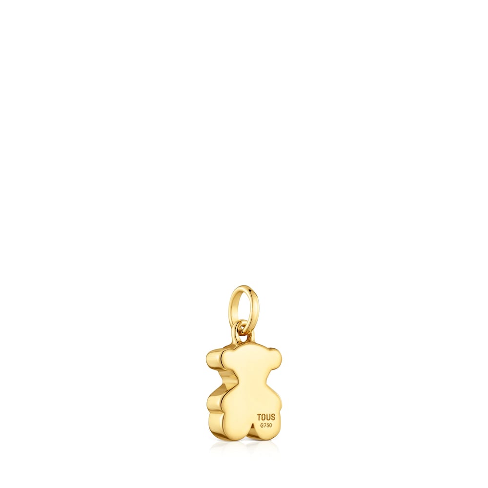 Small 10 mm gold bear pendant Sweet Dolls |