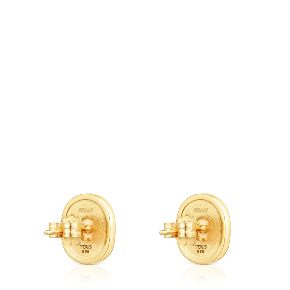 Gold Oursin Earrings |