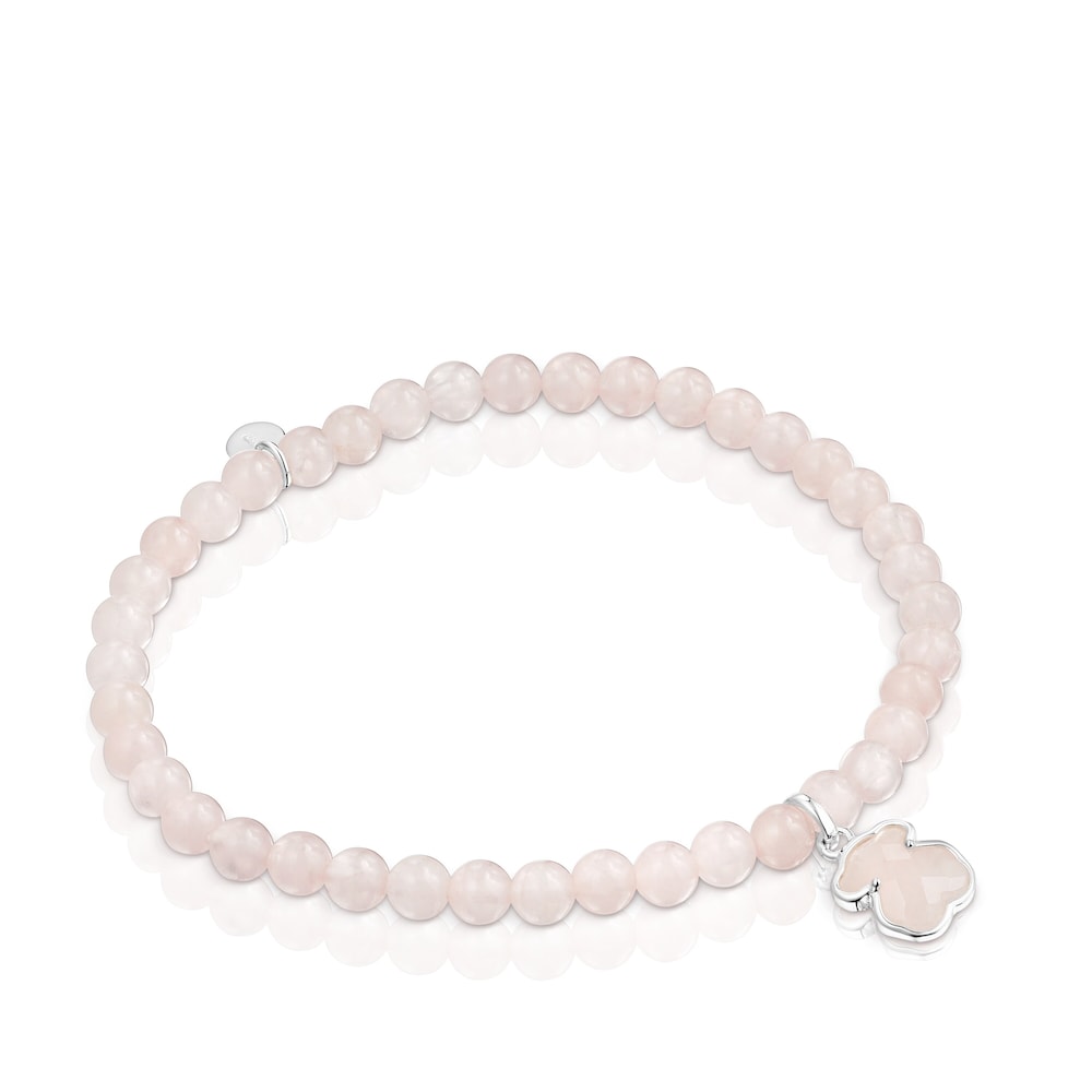 Silver and quartz Icon Color bracelet |