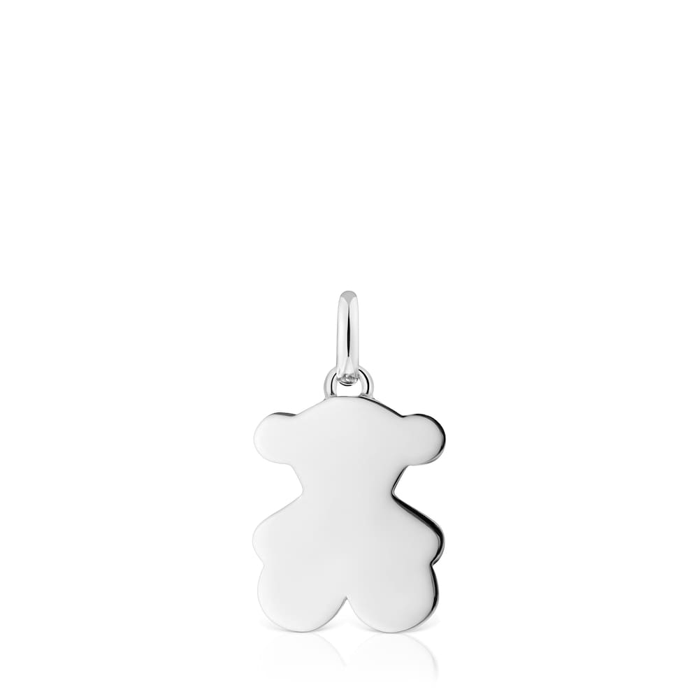 Small 16mm silver bear pendant Sweet Dolls |
