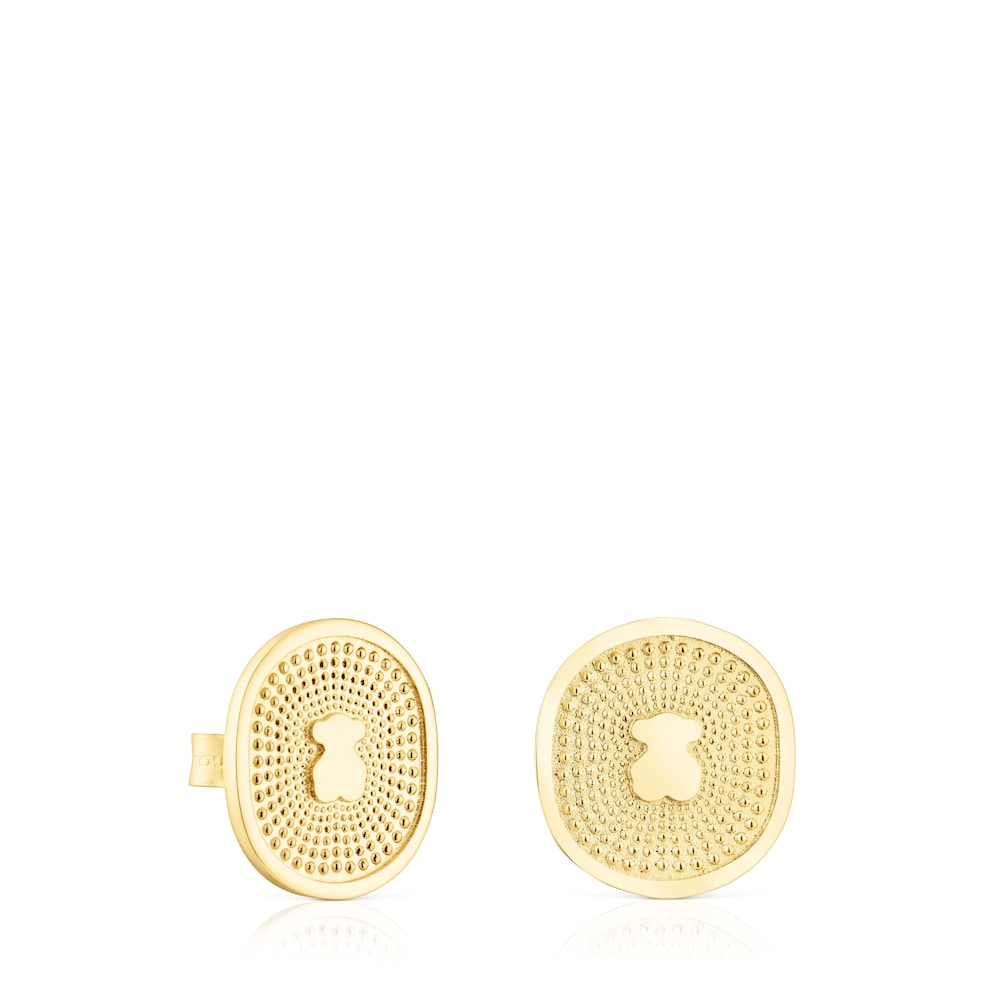 Gold Oursin Earrings |
