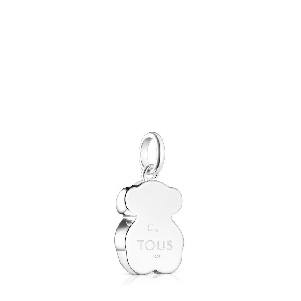 Silver and Amethyst Icon Color Pendant |
