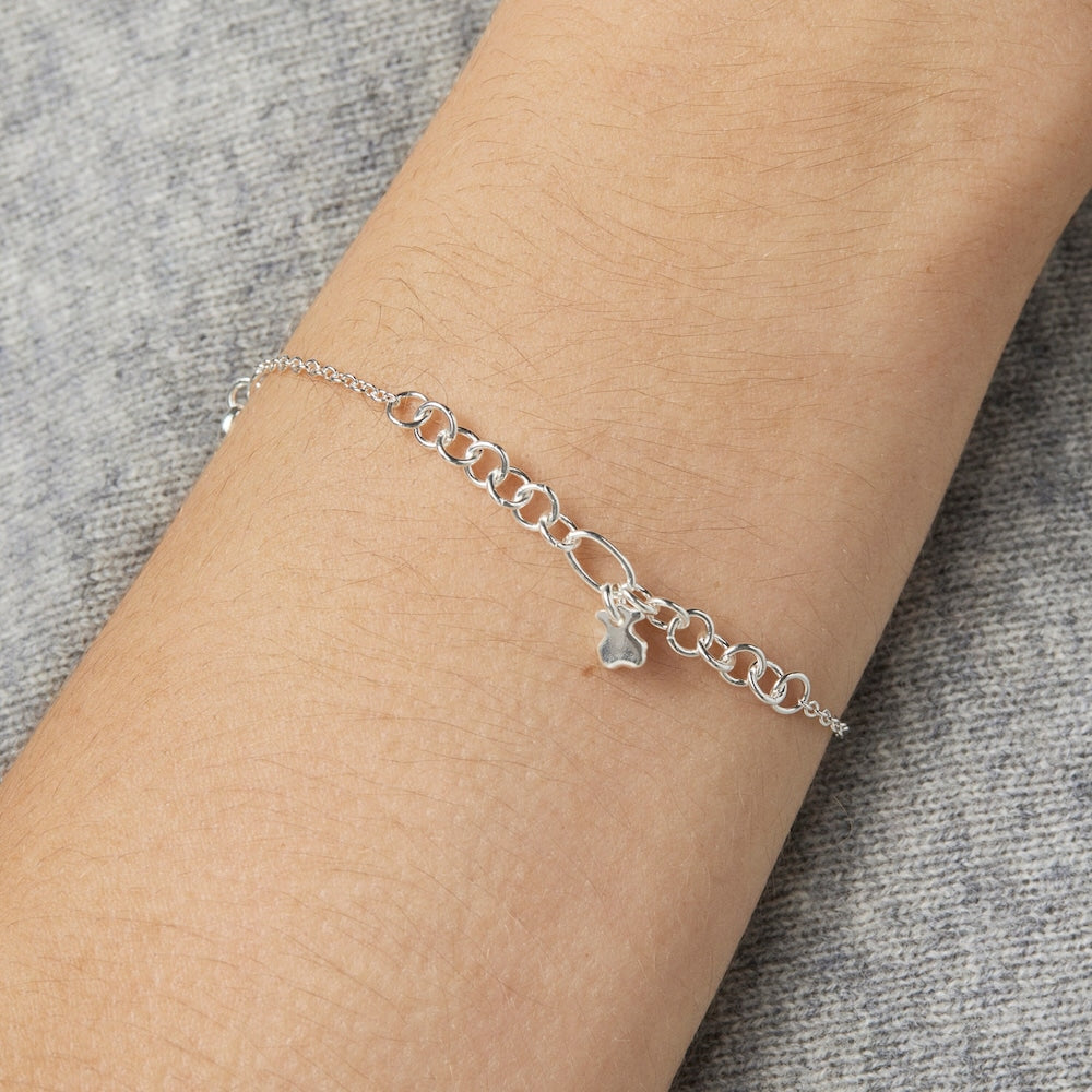 Silver Luah motif Bracelet |