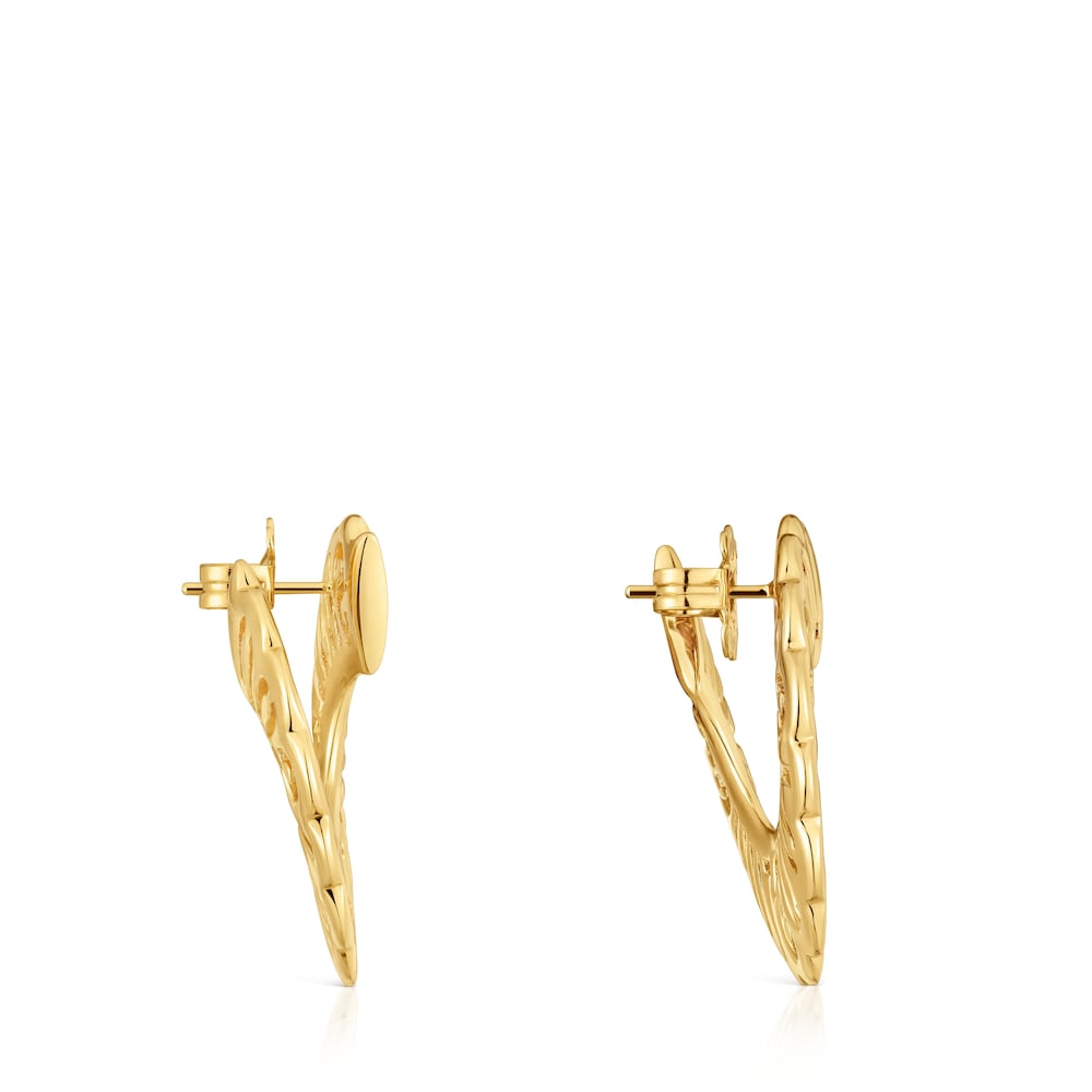 31 mm hoop earrings with 18kt gold plating over silver Miranda |
