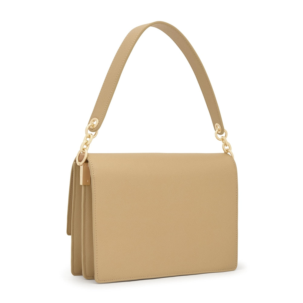 Medium sand-colored Audree Crossbody bag Brenda |