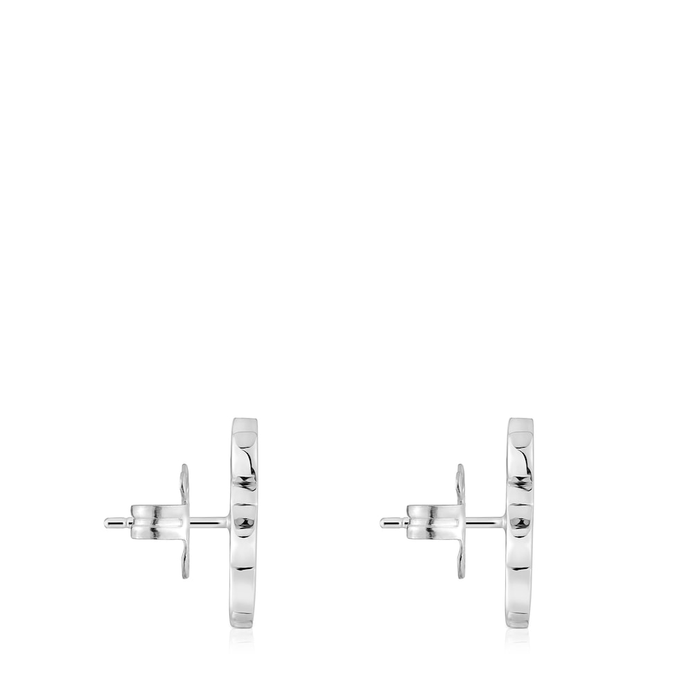 Silver 16mm Bear earrings Sweet Dolls |
