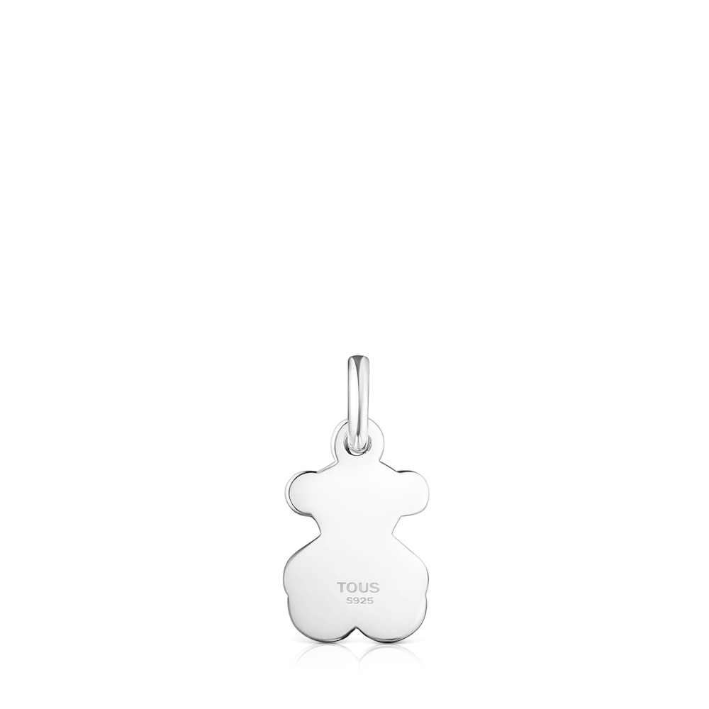 Small Silver Sweet Dolls bear Pendant