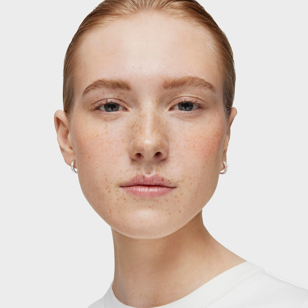 Silver Basics Hoop earrings with bear |