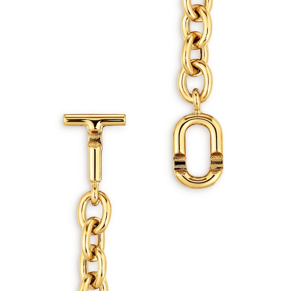 MANIFESTO chain bracelet with 18 kt gold plating over silver