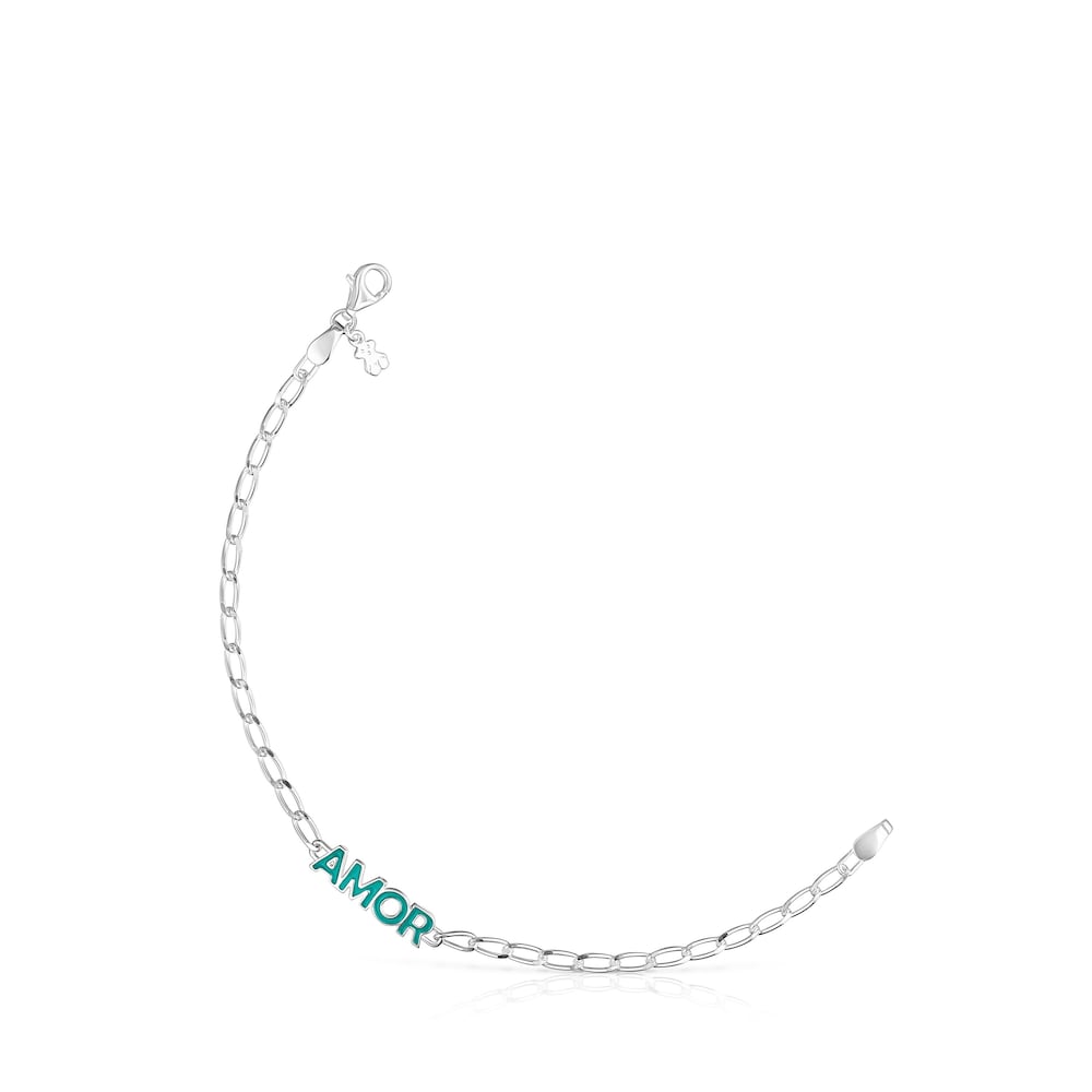 Blue Crossword Amor Bracelet |