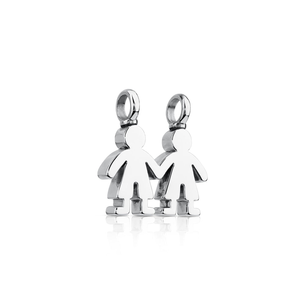 Silver Sweet Dolls boys Pendant |