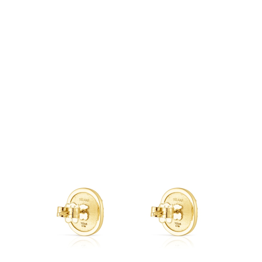 Gold Oursin Earrings |