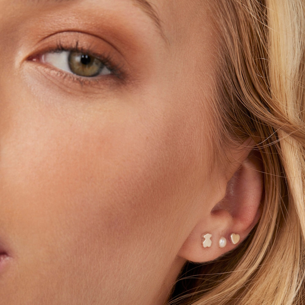 Silver and Pearls Cool Joy Earrings set |