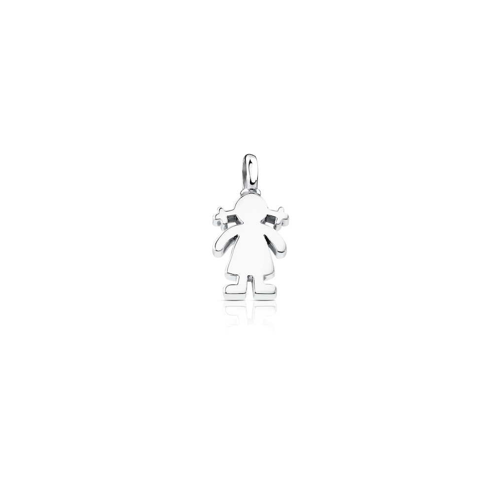 Silver Sweet Dolls girl Pendant