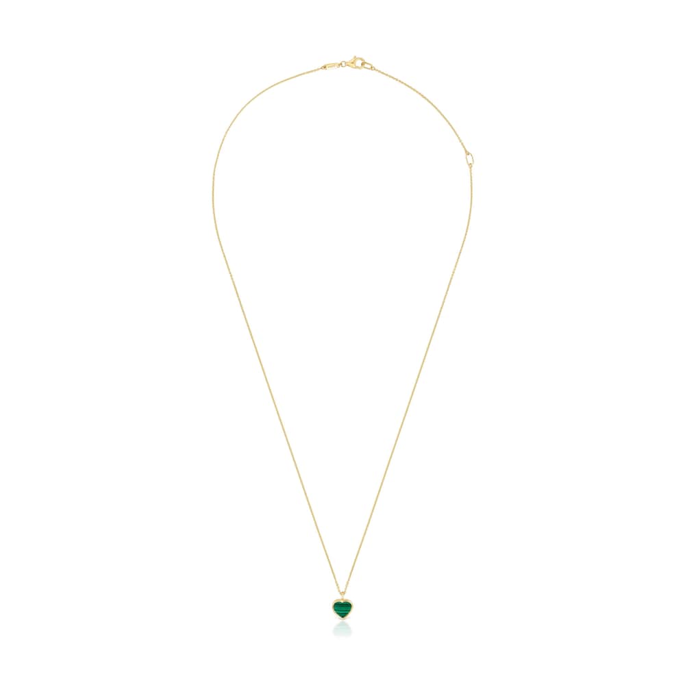 Short Necklace with malachite XXS |