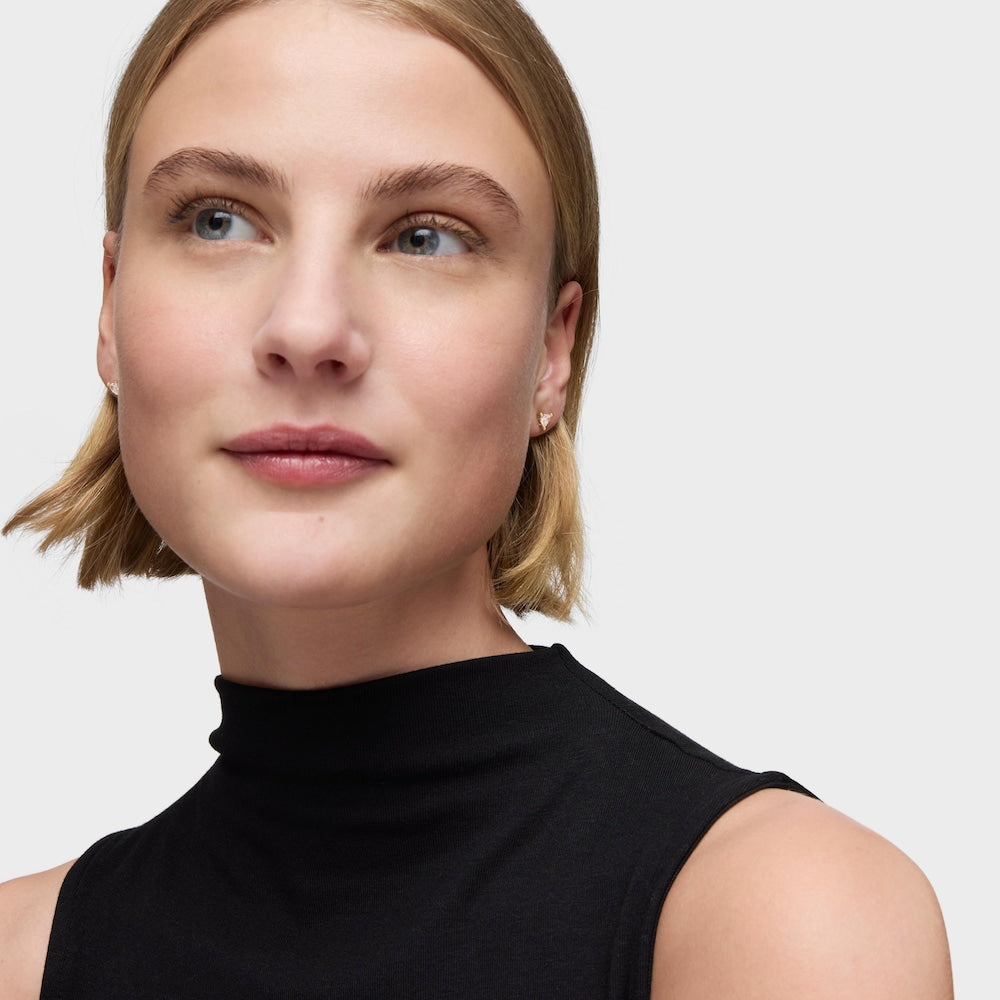 Gold Earrings with lab-grown diamonds Garden Of Love LGD |