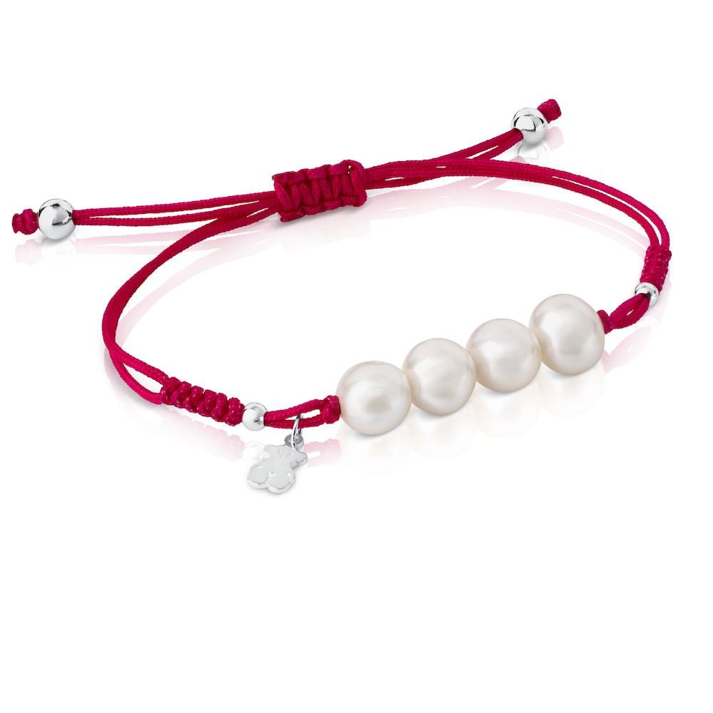 Silver Pearls Bracelet with pearls |