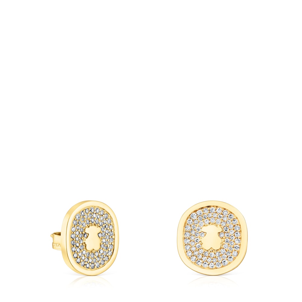 Gold Oursin Earrings |