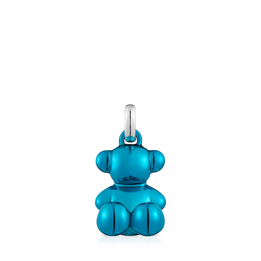 Bold Bear blue steel bear Pendant