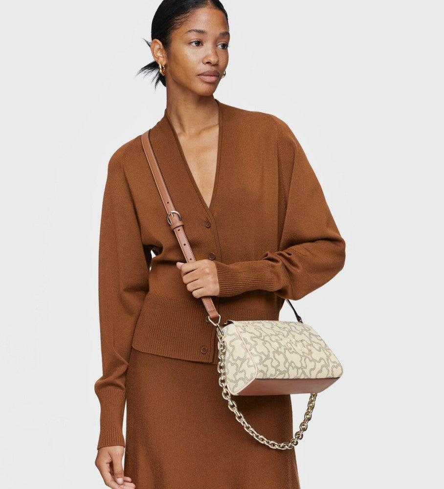 Kaos Icon beige shoulder bag