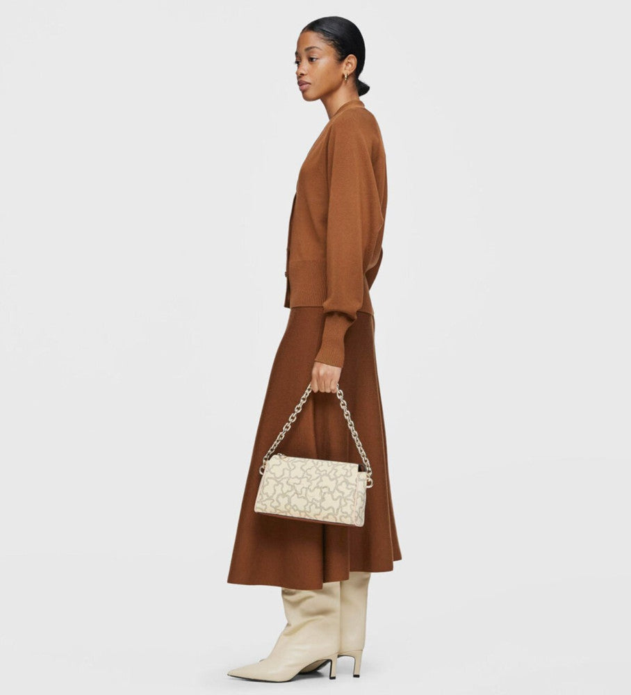 Kaos Icon beige shoulder bag