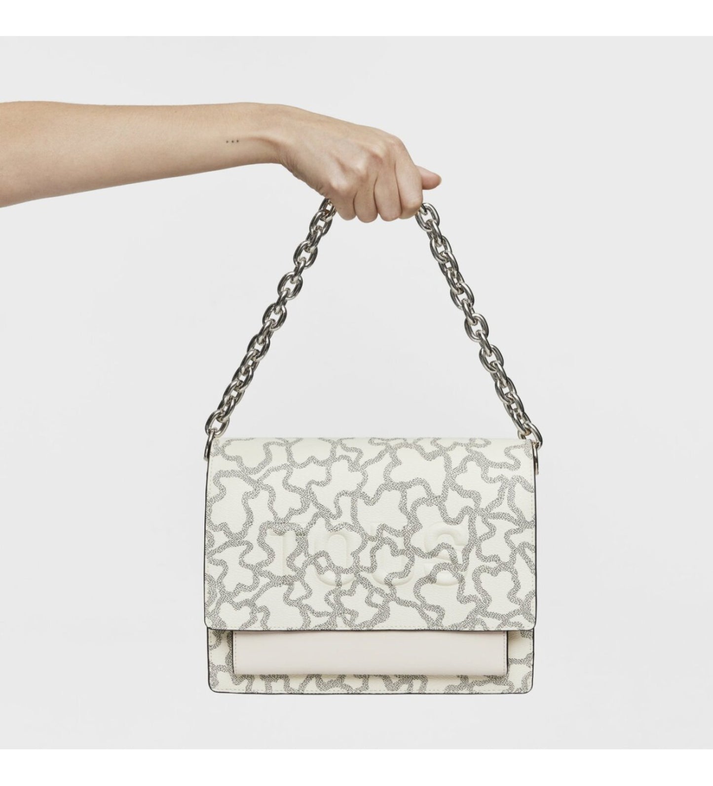 M. Audree Chain K Icon Beige Bag