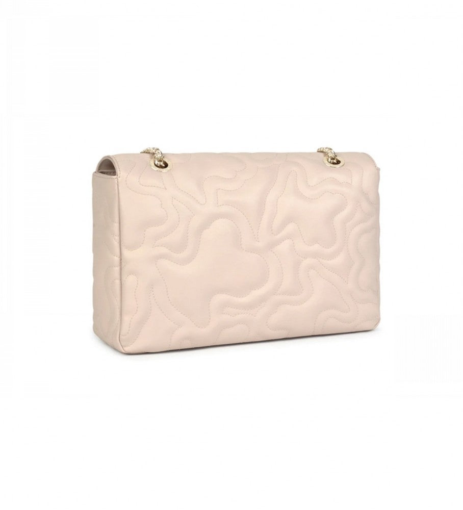 M. K Dream Beige Flap Shoulder Bag