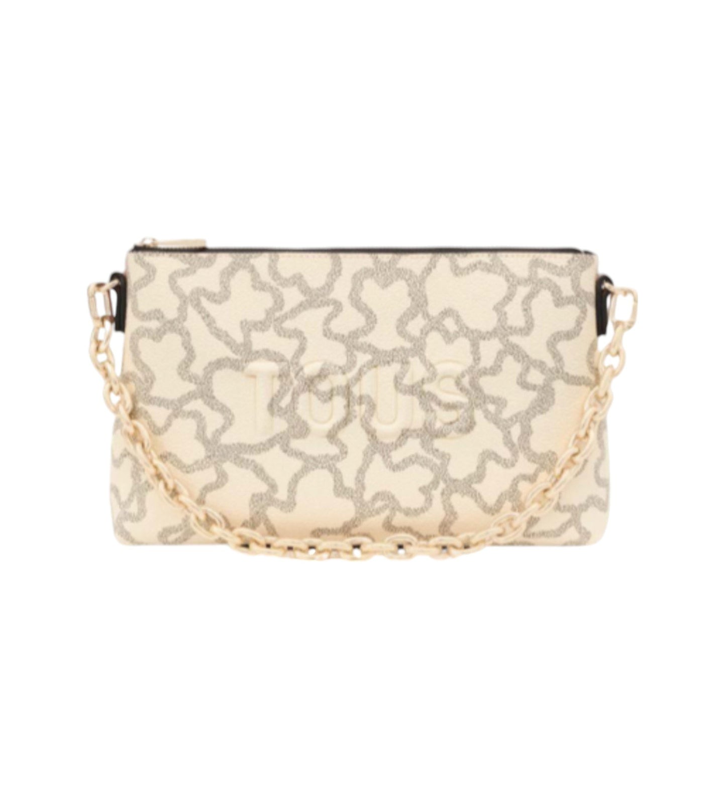 K Icon Beige Clutch Bag