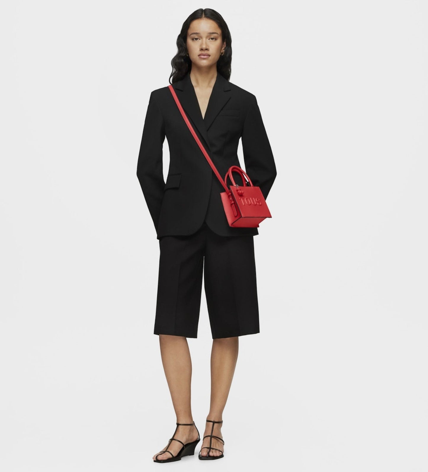 Mini Cube Brenda red bag
