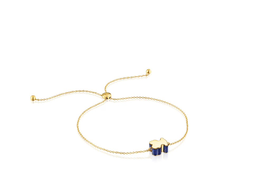 Set Of New bear Earrings bracelet necklace with lapis lazuli 1950