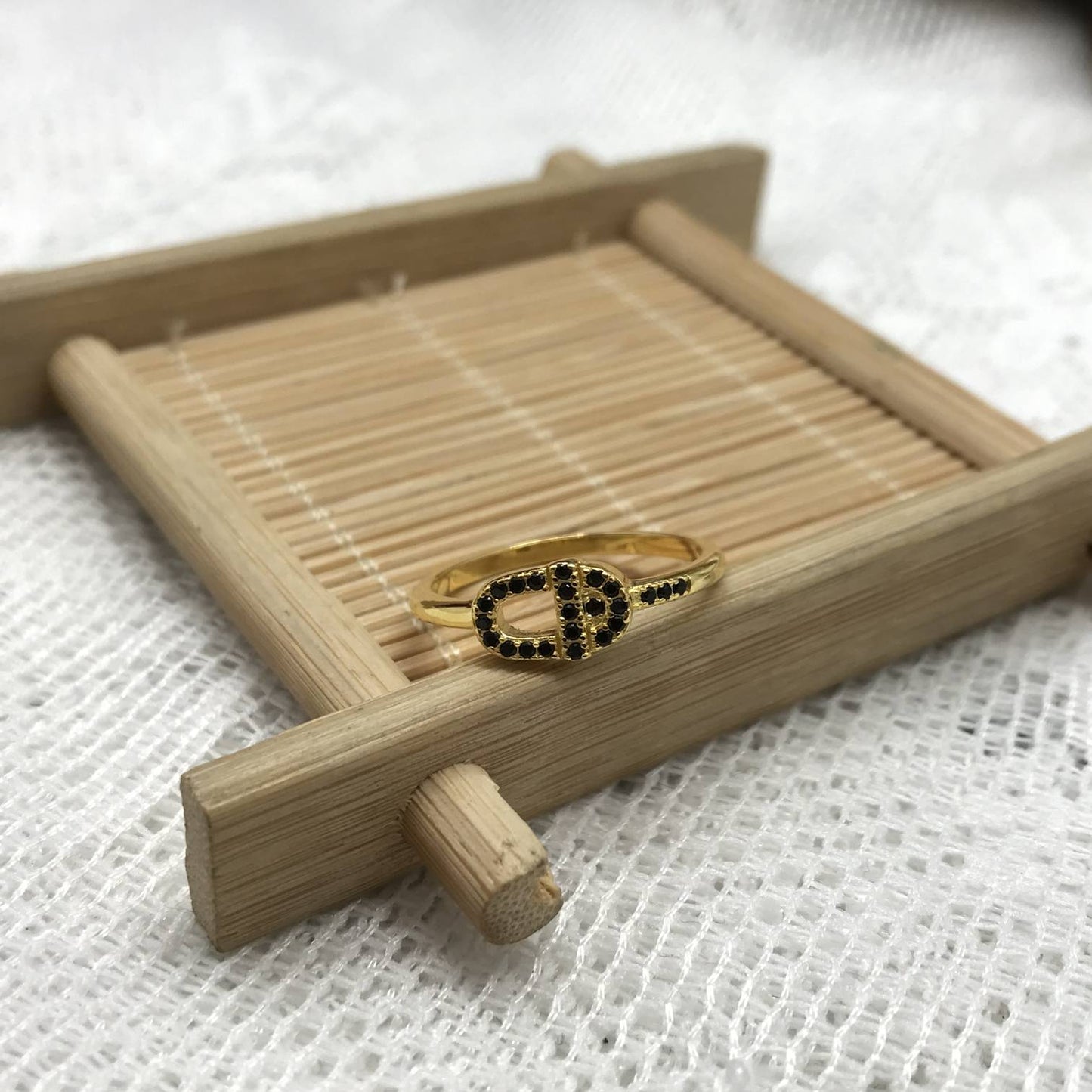 Small  Ring with spinels MANIFESTO