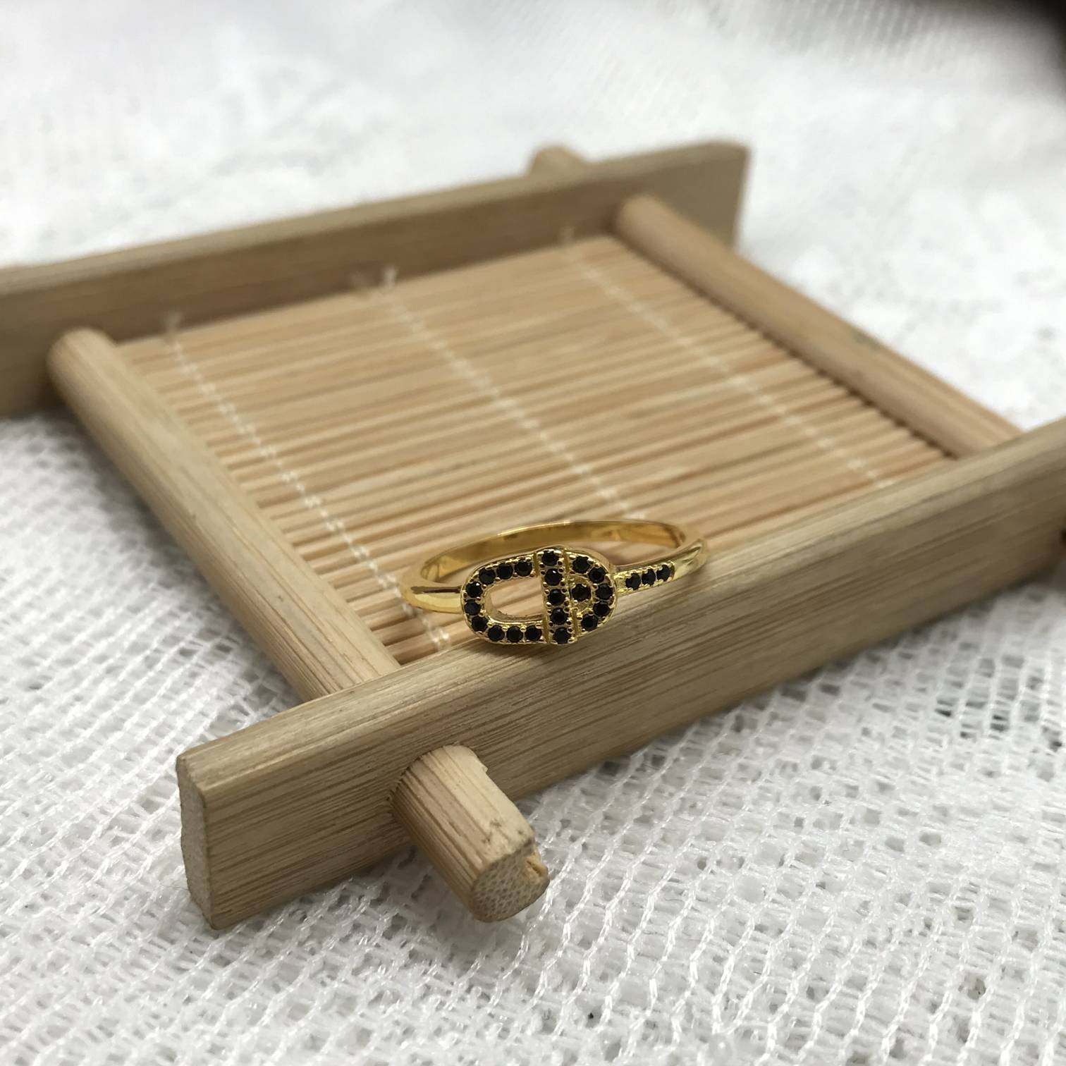 Small  Ring with spinels MANIFESTO