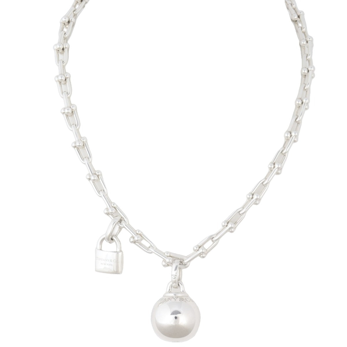 Tiffany & Co HardWear Single Wrap Sterling Silver Necklace