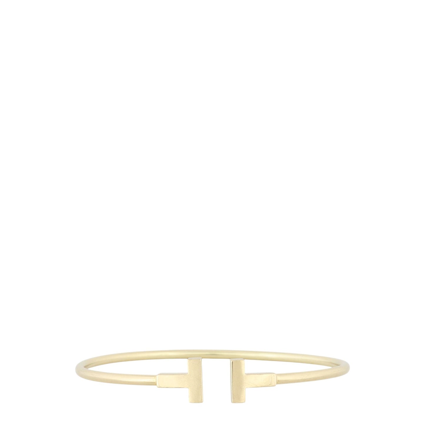 Tiffany & Co T Wire Yellow Gold Bracelet