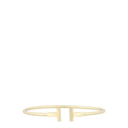 Tiffany & Co T Wire Yellow Gold Bracelet