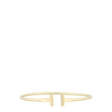 Tiffany & Co T Wire Bracelet  Yellow Gold Bracelet