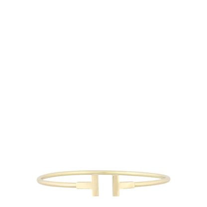 Tiffany & Co T Wire Yellow Gold Bracelet