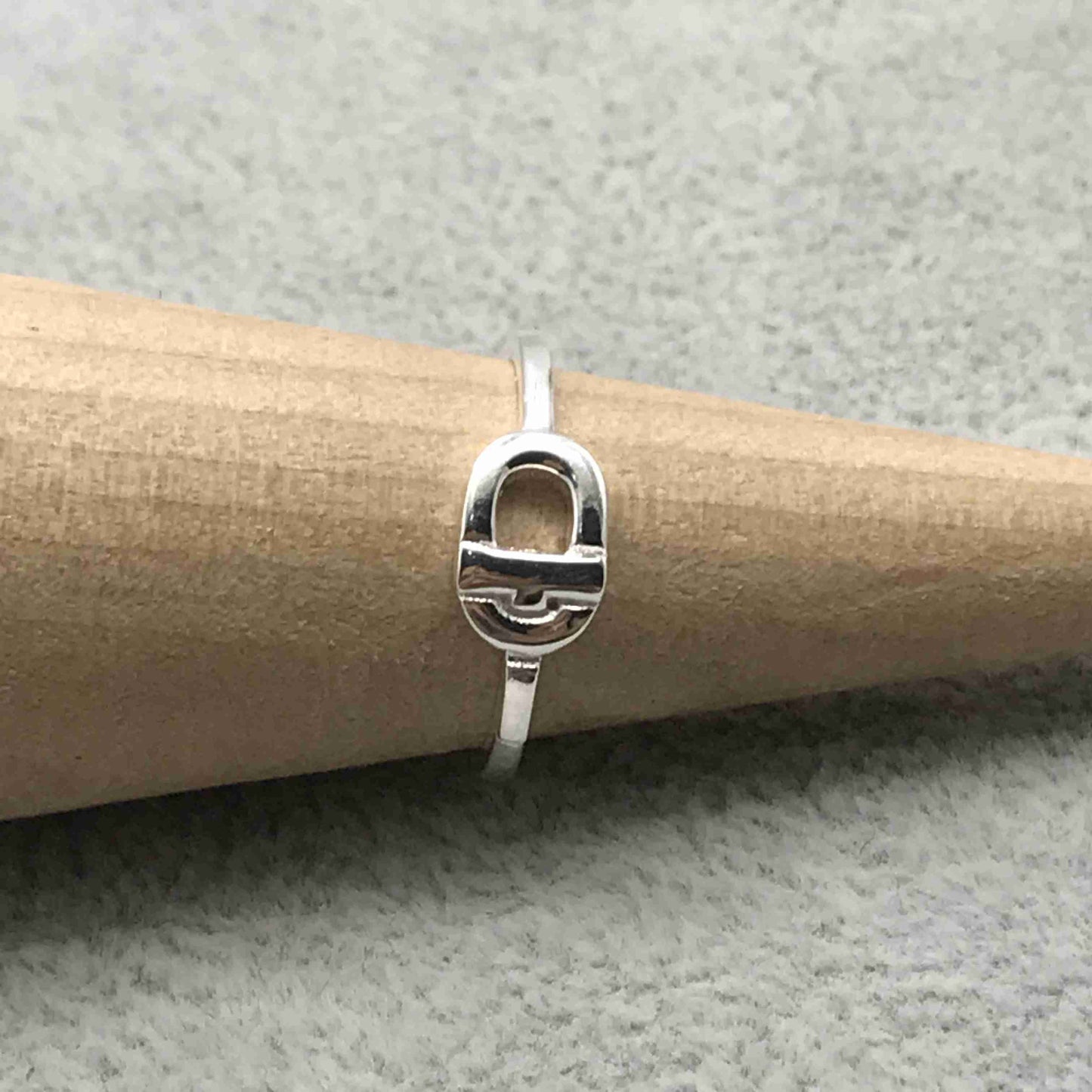 Small silver Ring  MANIFESTO