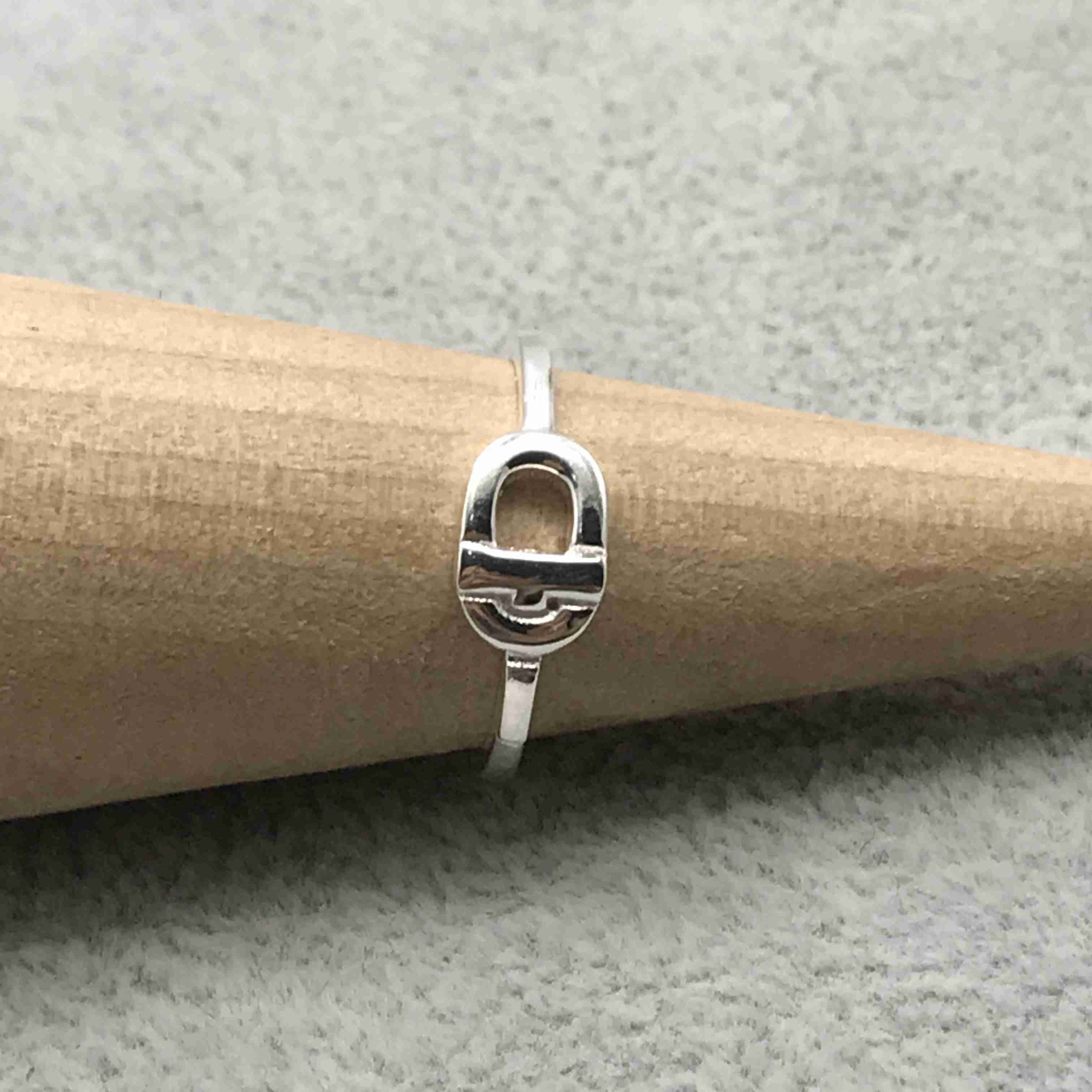 Small silver Ring  MANIFESTO