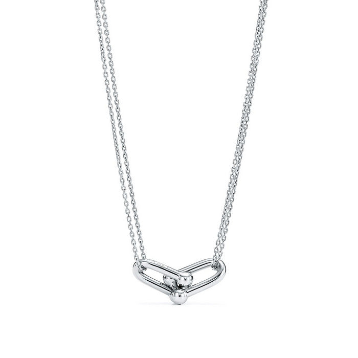 Tiffany HardWear Double Link Pendant in Sterling Silver