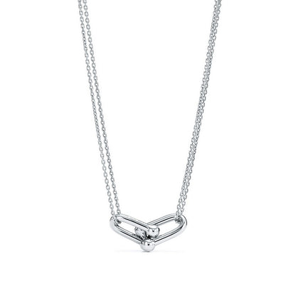 Tiffany HardWear Double Link Pendant in Sterling Silver