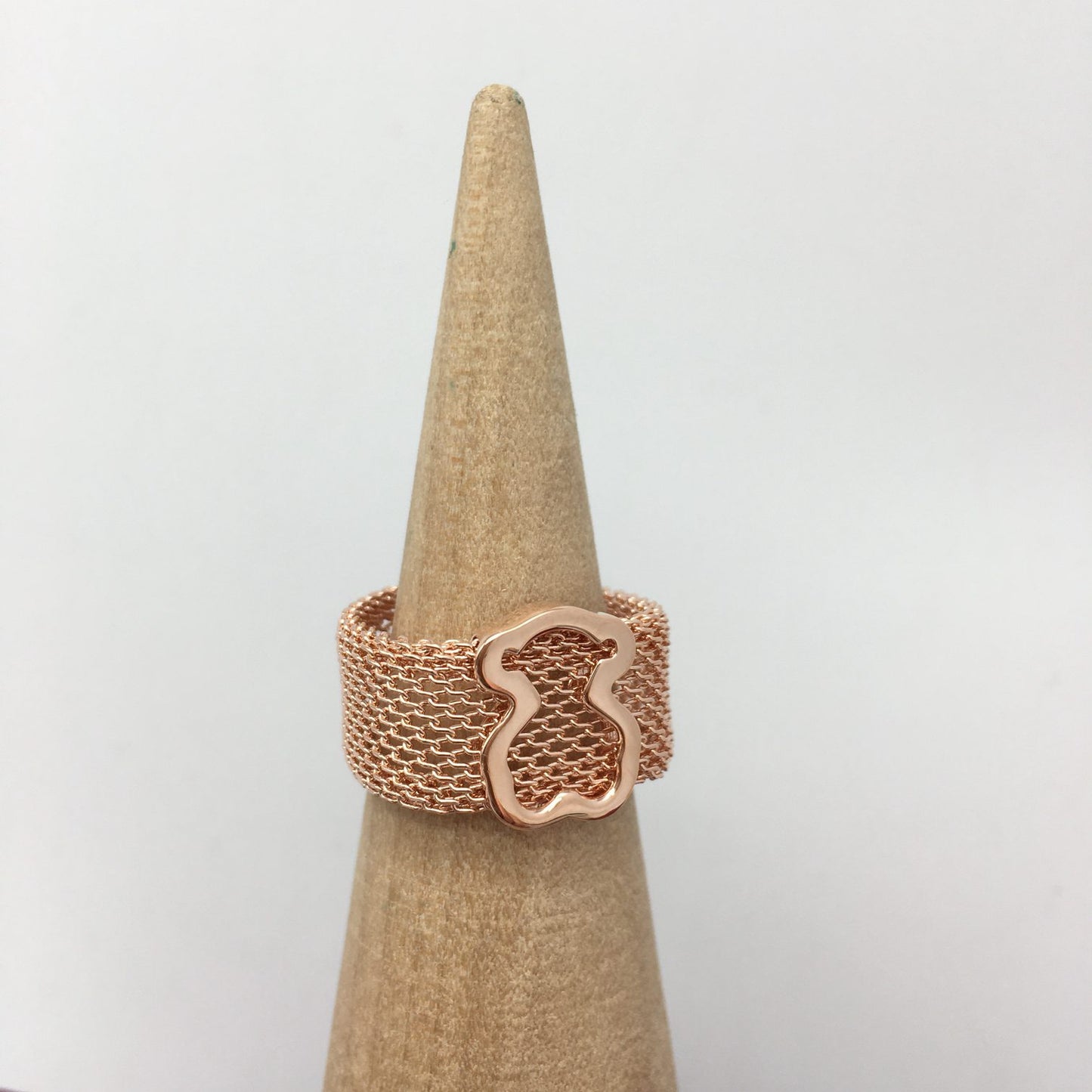 Rose IP Steel and Rose Vermeil Silver  Icon Mesh