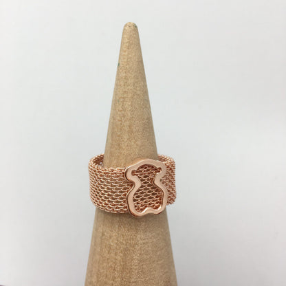 Rose IP Steel and Rose Vermeil Silver  Icon Mesh