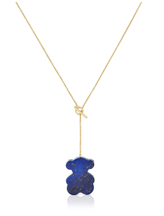 Set Of New bear Earrings bracelet necklace with lapis lazuli 1950