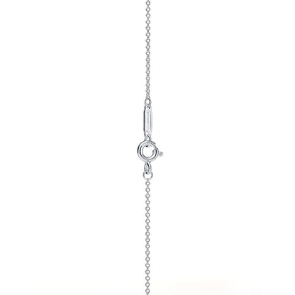 Iconic Tiffany & Co. Sterling Silver Heart Tag Pendant Necklace, Medium Size