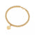 Return to Tiffany® Heart Tag Bead Bracelet in Yellow Gold