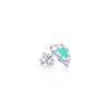 Return to Tiffany® Love Tiffany Blue® Heart Earrings in Silver, Mini