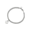 Return to Tiffany® Pink Mini Heart Bead Bracelet in Silver with a Diamond, 4 mm