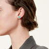 Return to Tiffany® Earrings in Silver with Tiffany Blue® and a Diamond, Mini